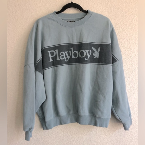 PLAYBOY Other - Playboy for PACSUN small blue crewneck sweatshirt pullover long sleeve